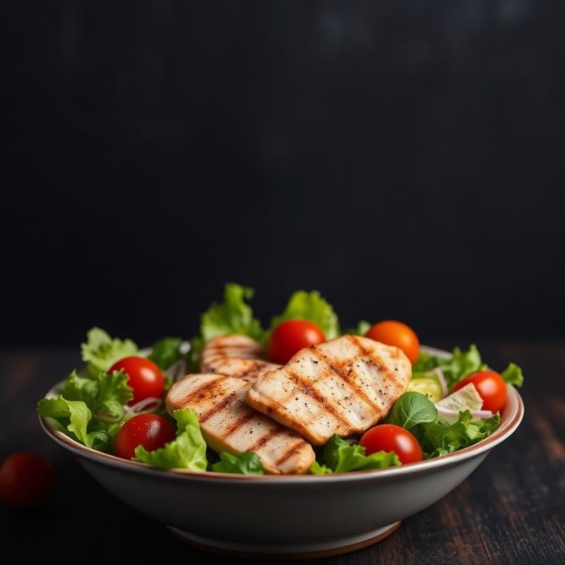 Salade César au poulet grillé